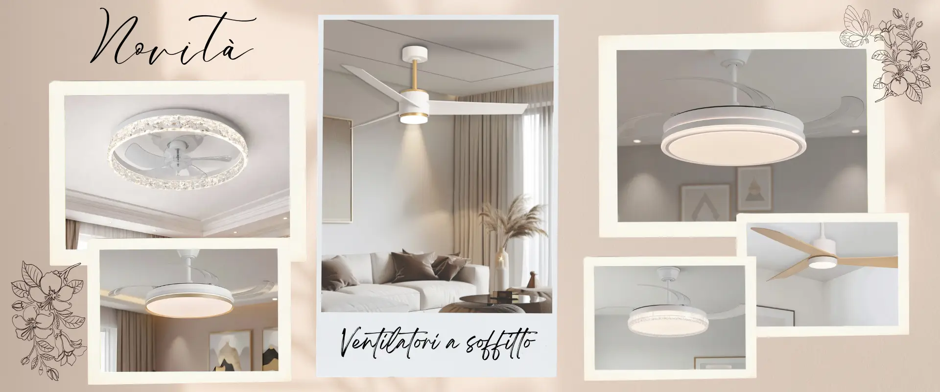 Ventilatori a soffitto